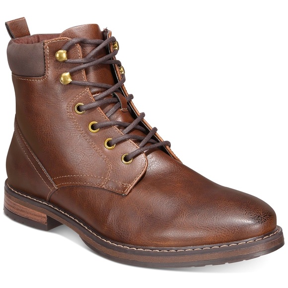 Club Room Men’s Lace-Up Boots - Picture 1 of 3